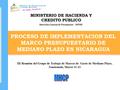 PROCESO DE IMPLEMENTACION DEL MARCO PRESUPUESTARIO DE MEDIANO PLAZO EN NICARAGUA MINISTERIO DE HACIENDA Y CREDITO PUBLICO III Reunión del Grupo de Trabajo.