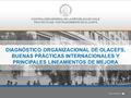 CONTRALORÍA GENERAL DE LA REPÚBLICA DE CHILE PROYECTO GIZ - FORTALECIMIENTO DE OLACEFS DIAGNÓSTICO ORGANIZACIONAL DE OLACEFS, BUENAS PRÁCTICAS INTERNACIONALES.