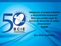 “Mitigación al Cambio Climático y Sostenibilidad Ambiental: Roles que pueden jugar las bancas de desarrollo en ambas dimensiones”, Bogota 18 y 19 de noviembre.