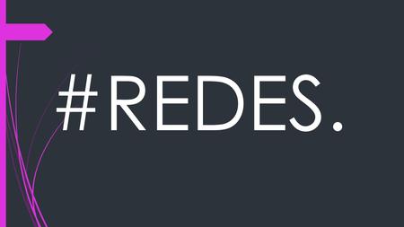 #REDES.. ¿Qué es una red? Conjunto de computadores, equipos de comunicaciones y otros dispositivos que se pueden comunicar entre sí, a través de un medio.