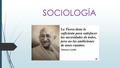 SOCIOLOGÍA. Causas y consecuencias de la pobreza. Objetivos: Identificar los factores de la pobreza como elementos principales de la desigualdad social.