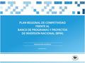 Contenido 1.Banco de Programas y Proyectos de Inversión Nacional (BPIN). 1.Sectores de inversión en el BPIN para el departamento de Bolívar. 1.Relación.