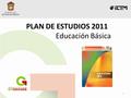 PLAN DE ESTUDIOS 2011 Educación Básica 1. 2 Es el documento rector que define las competencias para la vida, el perfil de egreso, los Estándares Curriculares.