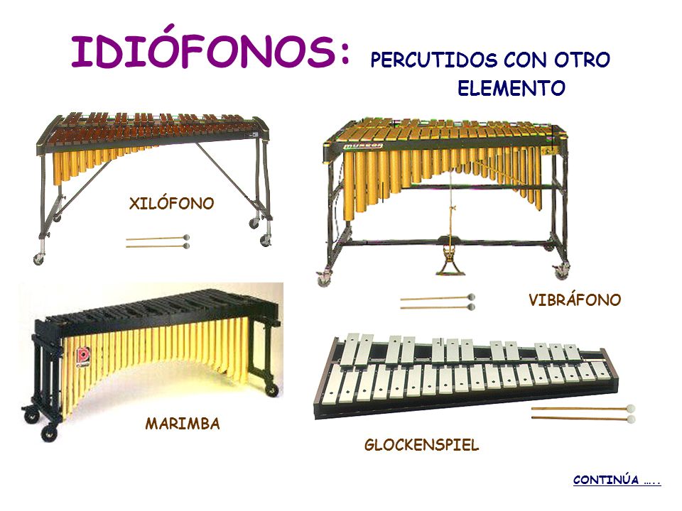 Resultado de imagen de idiofonos