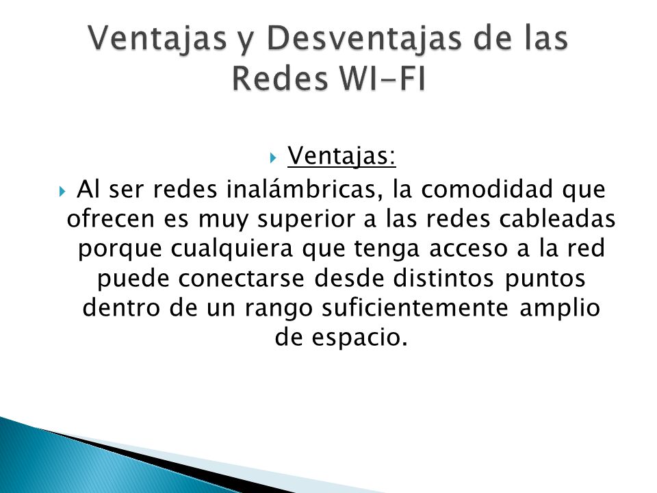 Ventajas Y Desventajas De La Red Inalambrica Wifi