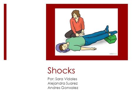 Shocks Por: Sara Vidales Alejandra Suarez Andres Gonxalez.