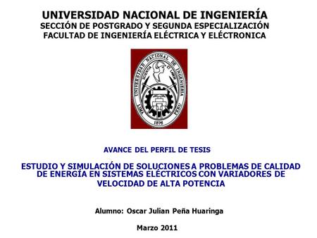 Alumno: Oscar Julian Peña Huaringa