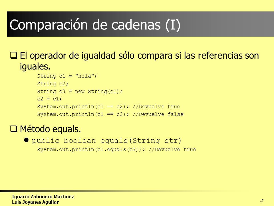 comparacion cadenas java curso programaci 243 n en java ppt descargar comparacion cadenas java curso programaci 243 n en java ppt descargar