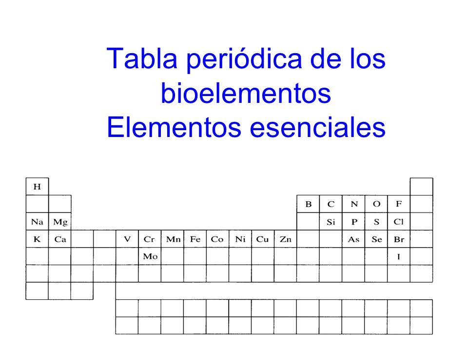 introducci n a la qu mica bioinorg nica ppt descargar - Tabla Periodica De Los Elementos Pdf Descargar introducci n a la qu mica bioinorg nica ppt descargar - Tabla Periodica De Los Elementos Pdf Descargar