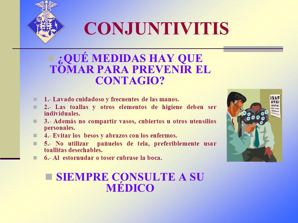 Resultado de imagen para prevencion de conjuntivitis