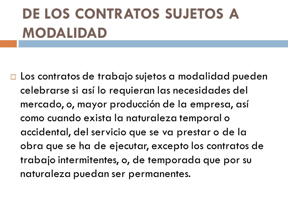Los Contratos De Trabajo Sujetos A Modalidad Y Su | los contratos de trabajo sujetos a modalidad y su los Los Contratos De Trabajo Sujetos A Modalidad Y Su | los contratos de trabajo sujetos a modalidad y su los