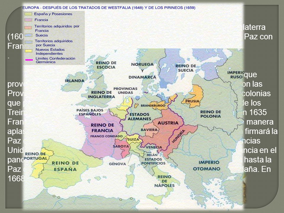 La Europa Del Siglo Xvii. 1598