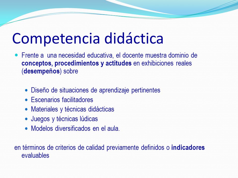 Resultado de imagen para competencias didacticas del docente