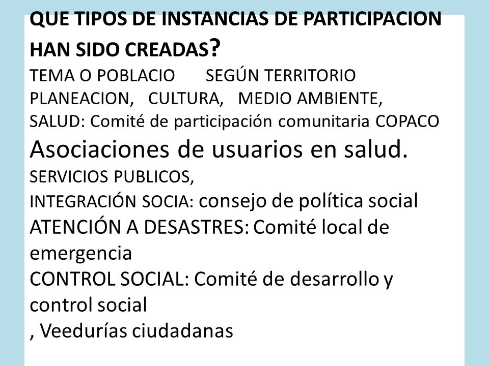 Encuentra aqu informacin de Participacion Social para tu
