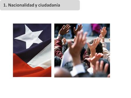 1. Nacionalidad y ciudadanía. A. “Los nacidos en el territorio de Chile, con excepción de los hijos de extranjeros que se encuentren en Chile en servicio.