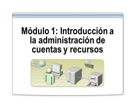 Módulo 1: Introducción a la administración de cuentas y recursos.