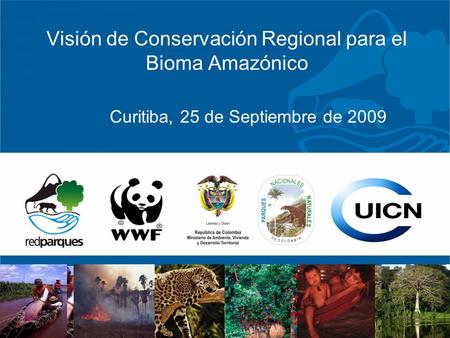 Visión de Conservación Regional para el Bioma Amazónico Curitiba, 25 de Septiembre de 2009.