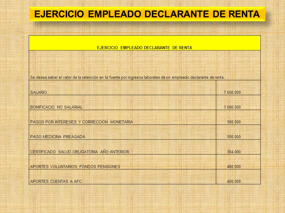 Declarante De Renta | retencion en la fuente retencion minima ppt descargar Declarante De Renta | retencion en la fuente retencion minima ppt descargar