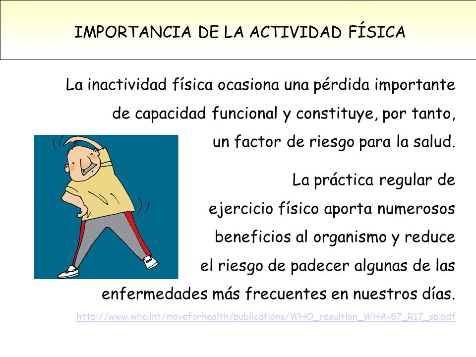 IMPORTANCIA DE LA ACTIVIDAD FÍSICA - ppt video online IMPORTANCIA DE LA ACTIVIDAD FÍSICA - ppt video online