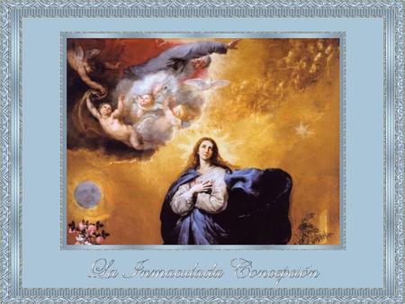 La Inmaculada Concepción de María es el dogma de fe