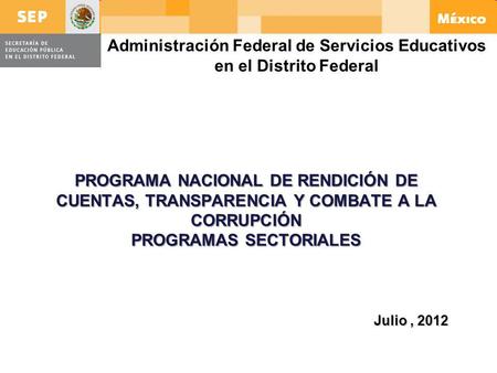 Administración Federal de Servicios Educativos en el Distrito Federal