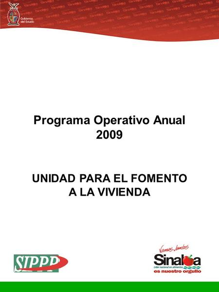 Programa Operativo Anual