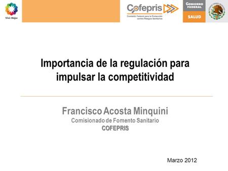 Importancia de la regulación para impulsar la competitividad