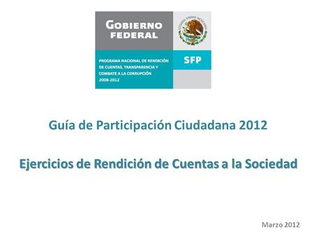 Guía de Participación Ciudadana 2012