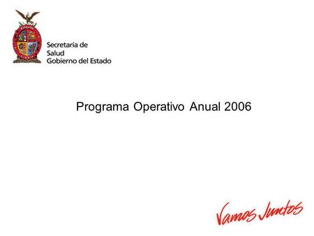 Programa Operativo Anual 2006