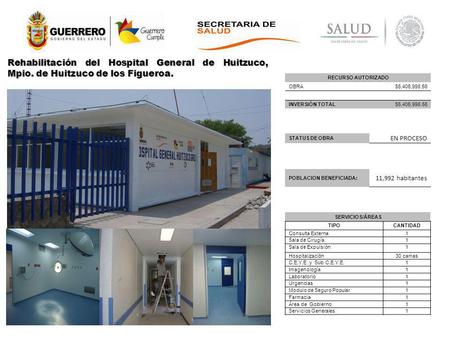 Rehabilitación del Hospital General de Huitzuco, Mpio