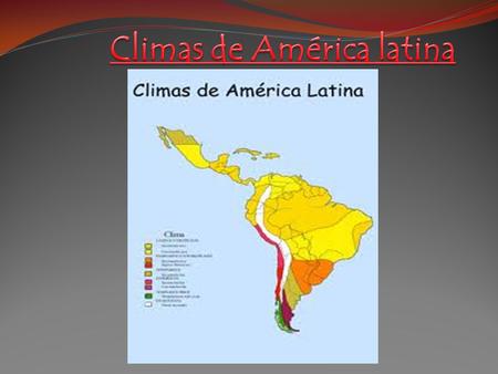 Climas de América latina