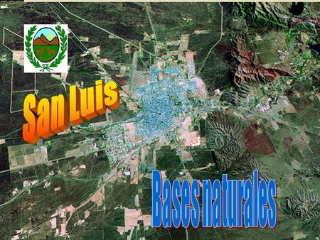 San Luis Bases naturales.