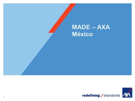 1 Encombrement maximum du logotype depuis le bord inférieur droit de la page (logo placé à 1/3X du bord; X = logotype) MADE – AXA México.