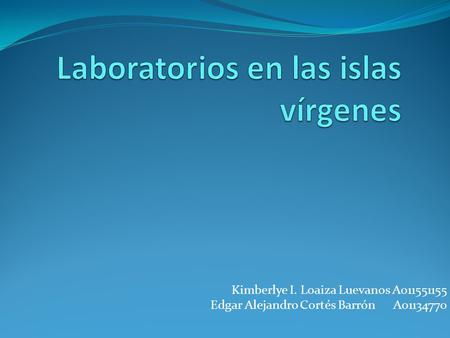 Laboratorios en las islas vírgenes