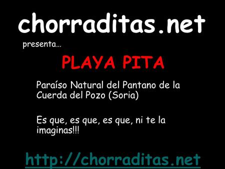 chorraditas.net PLAYA PITA