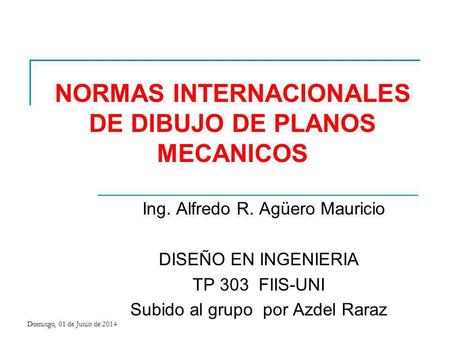 NORMAS INTERNACIONALES DE DIBUJO DE PLANOS MECANICOS