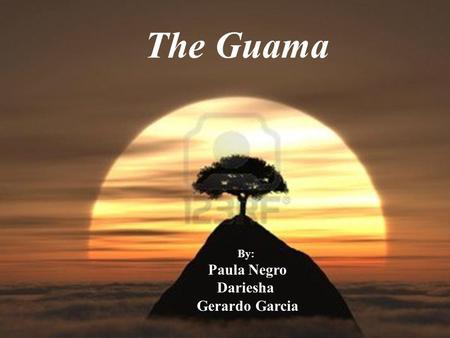 The Guama By: Paula Negro Dariesha Gerardo Garcia.