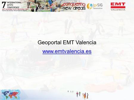 Geoportal EMT Valencia  Motivación.