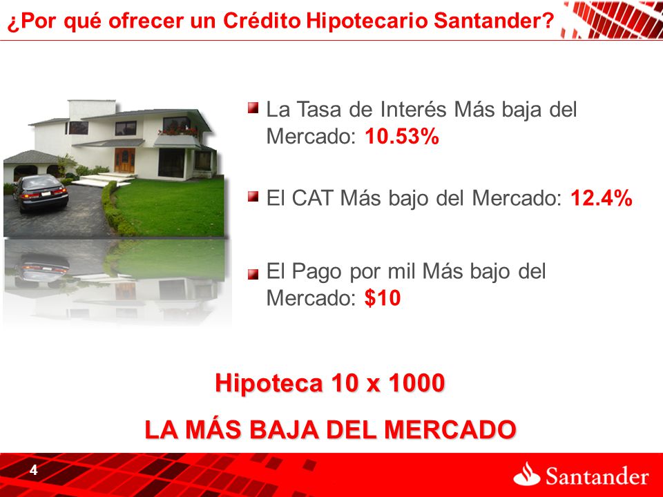 credito hipotecario santander espana