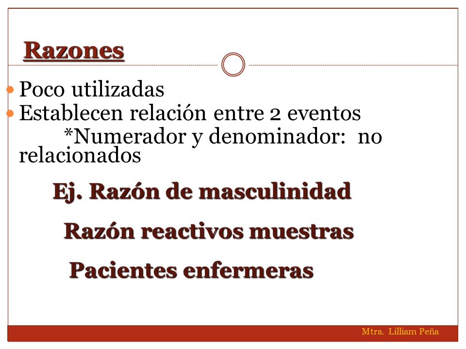 Resultado de imagen para INDICADORES DE SALUD  RAZON