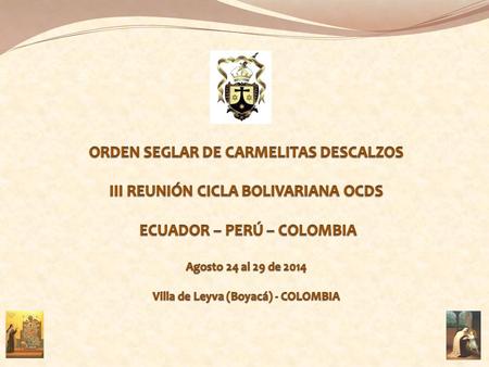 OCDS ARGENTINA – TOTAL DE COMUNIDADES: 21 Tucumán: 1 c. San Miguel de Tucumán San Luis: 1 c. Villa Mercedes Mendoza: 2 c. Capital y Luján de Cuyo.