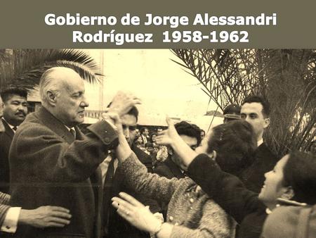 Independiente “el cura de Catapilco”, tenía por objetivo restar votos a Allende Elecciones de 1958 Partido Radical Democracia Cristiana Frente de Acción.