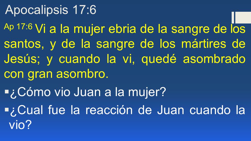 Resultado de imagen para apocalipsis 17 6