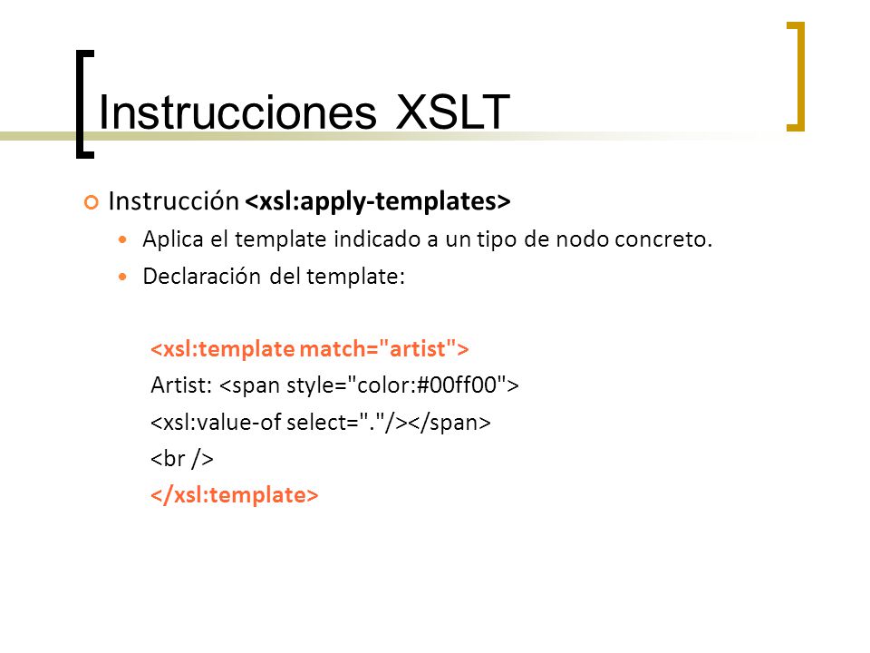 xsl apply templates x s l t julio pacheco ppt descargar xsl apply templates x s l t julio pacheco ppt descargar