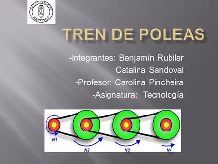 -Integrantes: Benjamín Rubilar Catalina Sandoval -Profesor: Carolina Pincheira -Asignatura: Tecnología.