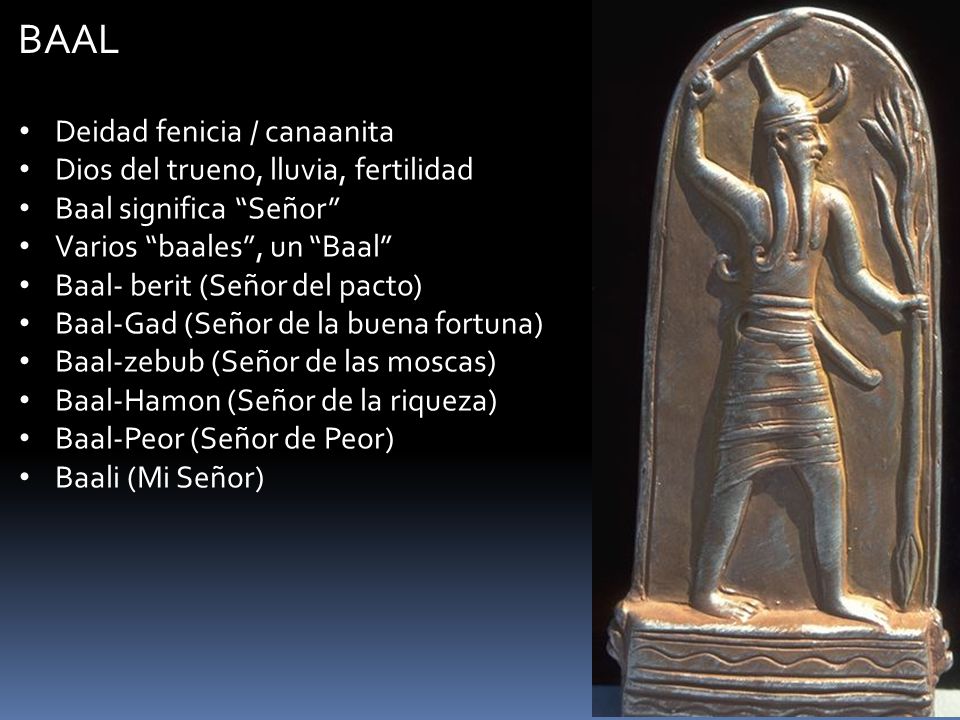 Resultado de imagen para religion de los cananeos