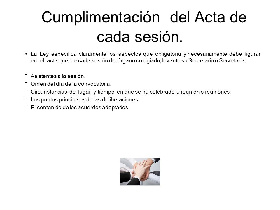 acta de reuniones