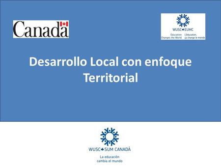 Desarrollo Local con enfoque Territorial. Agenda Definición de territorio Desarrollo Territorial Plan de desarrollo concertado distrital ¿En qué consiste.