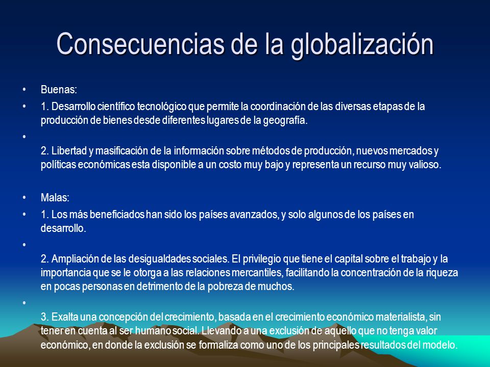 Consecuencias sociales de la globalizacion en mexico Consecuencias sociales de la globalizacion en mexico