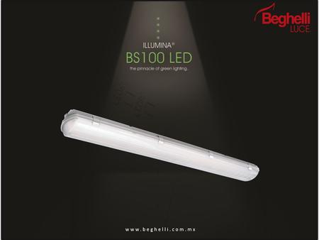 BS 100 LED Ensamble: Diseño sencillo de 3 piezas que permite un fácil armado sin herramientas. 8 Clips que sellan y aseguran la luminaria. Difusor de.